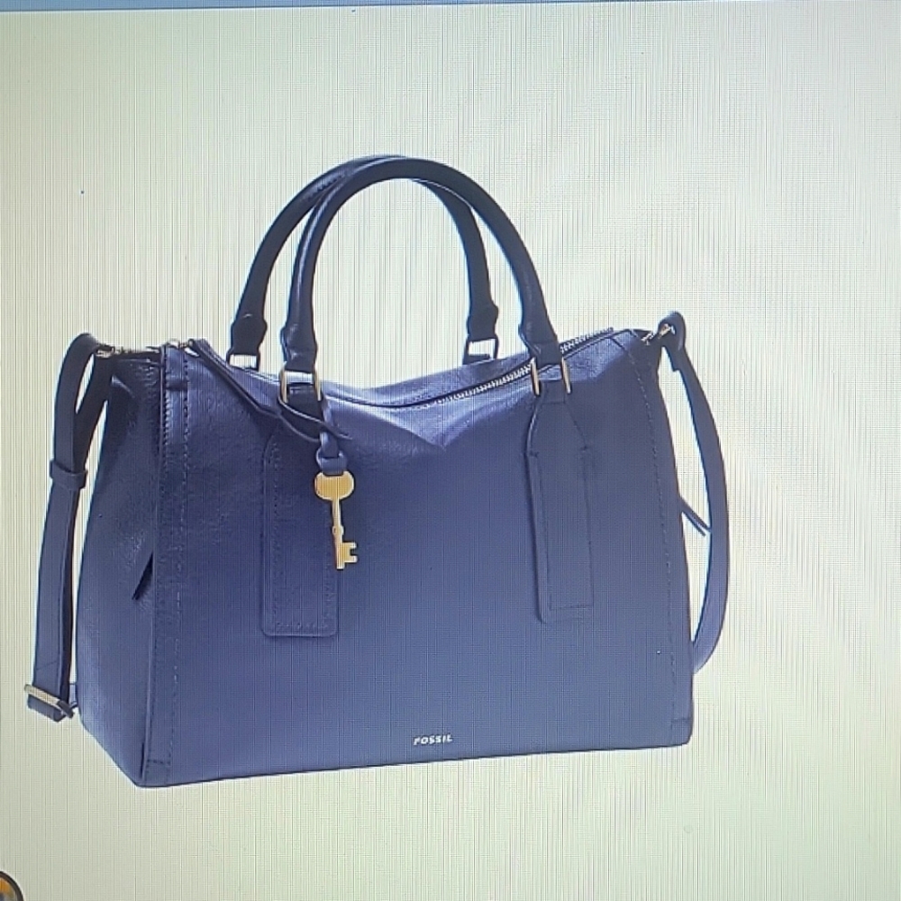 Leather handbag, black leather, shoulder length handbag